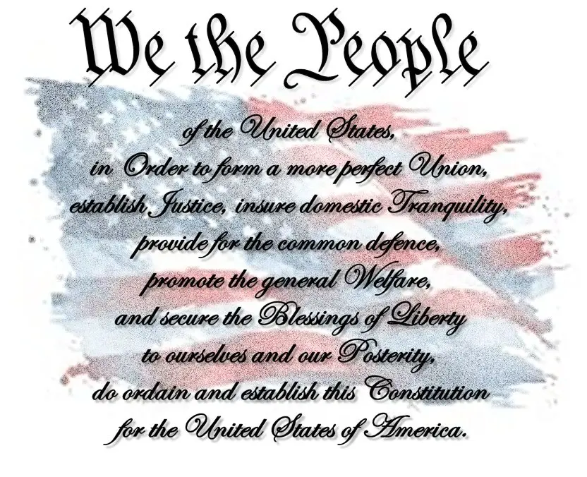 WE THE PEOPLE OF THE UNITED STATES